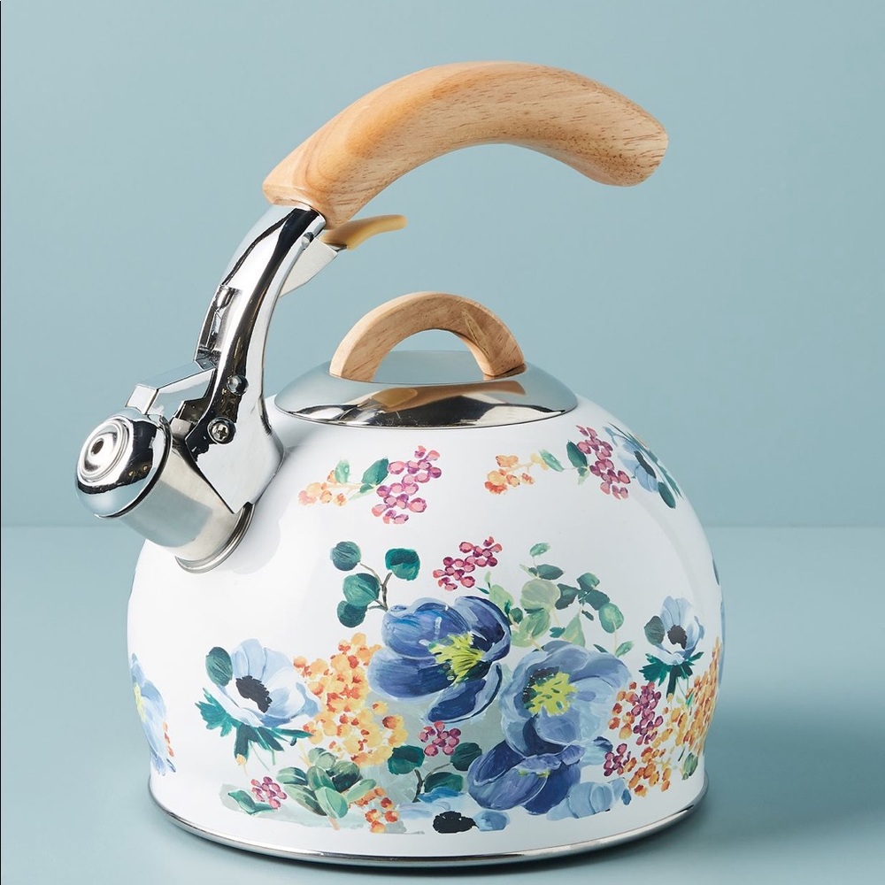 Anthropologie Floral Mimi Tea Kettle